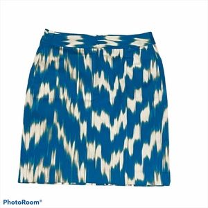 Banana Republic Teak Ikat Print Skirt Size 6